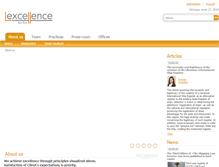 Tablet Screenshot of lexcellence.com.ua